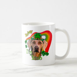 Caneca De Café Weimaraner Saint Patricks