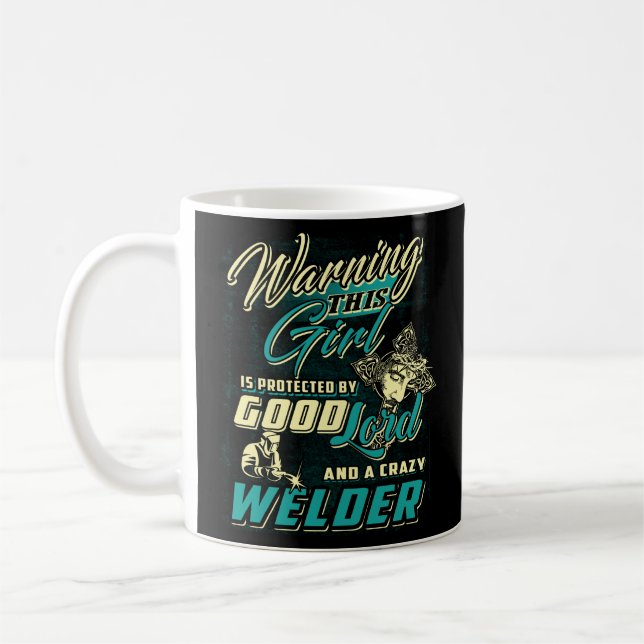 Caneca De Café Welder Nice Girl Por Welder Roupa (Esquerda)
