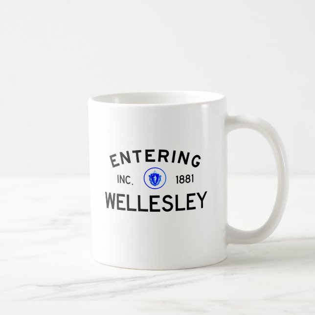 Caneca De Café Wellesley entrando (Direita)