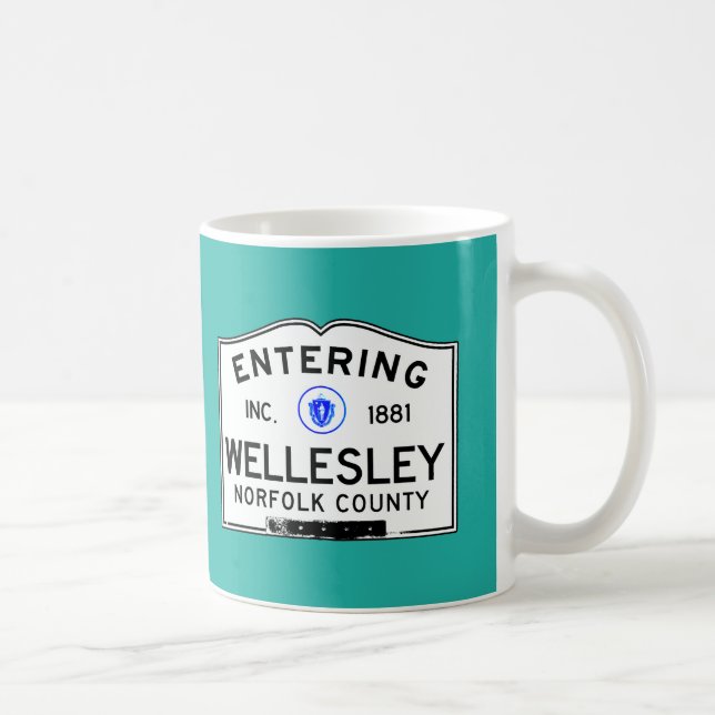 Caneca De Café Wellesley entrando (Direita)