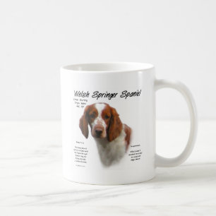 Caneca De Café Welsh Springer Spaniel History Design