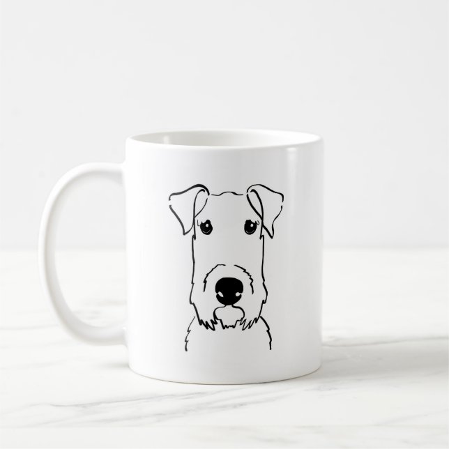 Caneca De Café Welsh Terrier (Esquerda)