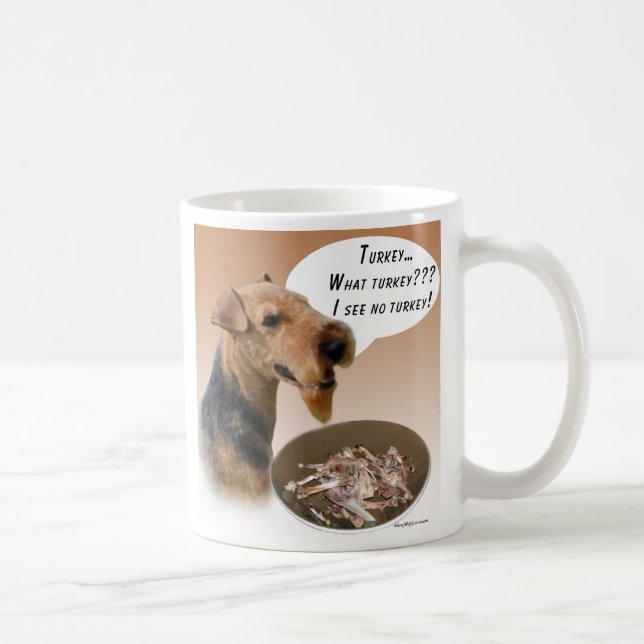 Caneca De Café Welsh Terrier Turquia (Direita)