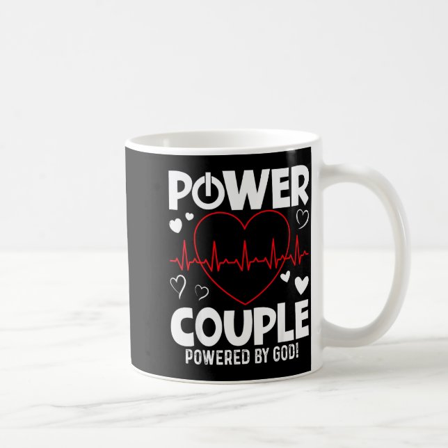 Caneca De Café Wer Couple Christian Couples Matching Valentines D (Direita)