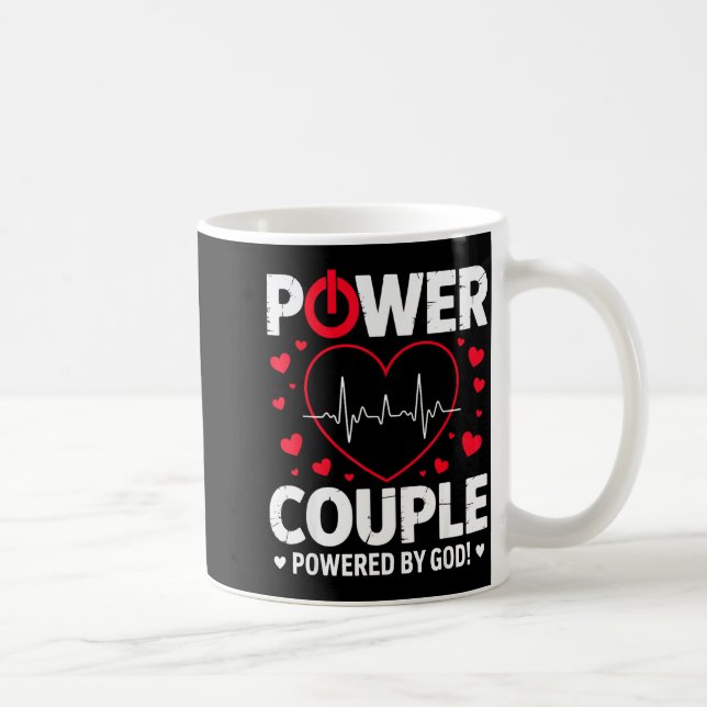 Caneca De Café Wer Couple Christian Couples Matching Valentines D (Direita)