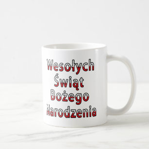 Caneca De Café Wesolych Swiat Bozego Narodzenia