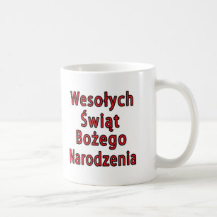 Caneca De Café Wesolych Swiat Bozego Narodzenia