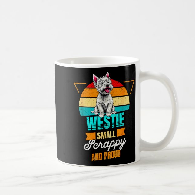 Caneca De Café West Highland White Terrier Lover Funny Westie Dog (Direita)