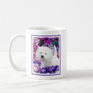 Caneca De Café West Highland White Terrier Pintando Arte Canina