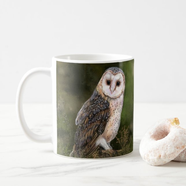 Caneca De Café Western Barn Owl Mug - Moderno (Com Donut)
