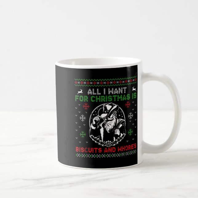 Caneca De Café Western Biscuits And S Christmas Quote  (Direita)