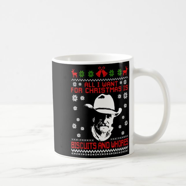 Caneca De Café Western Biscuits And S Christmas Quote  (Direita)