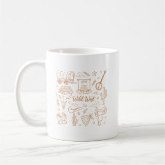 Caneca De Café Western Cowboy Pack