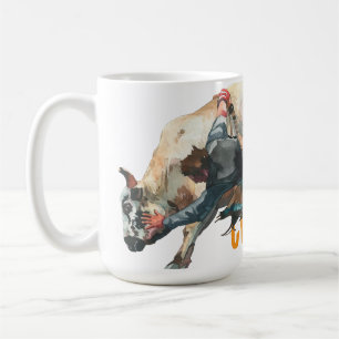 Caneca De Café Western Cowboy Rodeo Bull