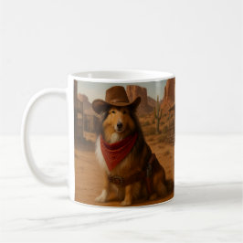Caneca De Café Western Sheltie