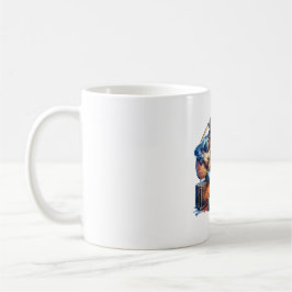 Caneca De Café ✨Western Vibes – Cowboy Playing Guitar Design for