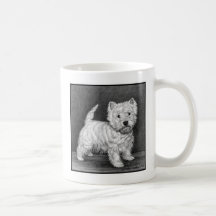 Westie Terrier Art de Glenda S. Harlan
