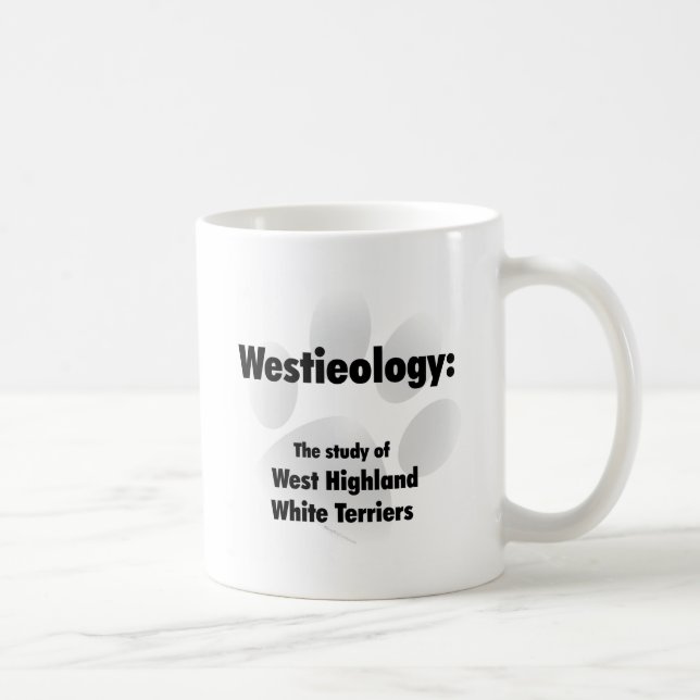 Caneca De Café Westieologia (Direita)