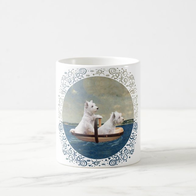Caneca De Café Westies Levam Velas (Centro)
