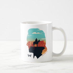 Caneca De Café Westworld   Ford Silhouette Of Man in Black