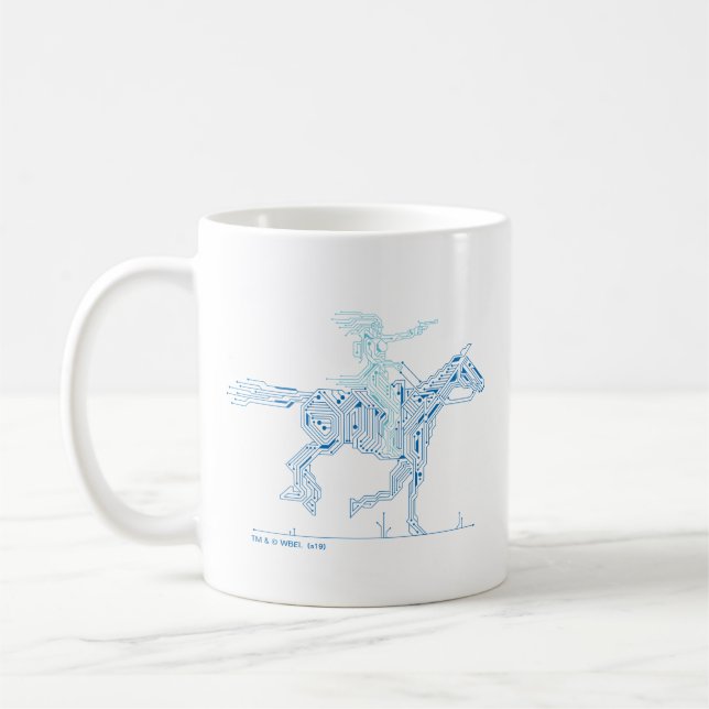 Caneca De Café Westworld | Gráfico do Circuito de Cavalo Anel Dol (Esquerda)