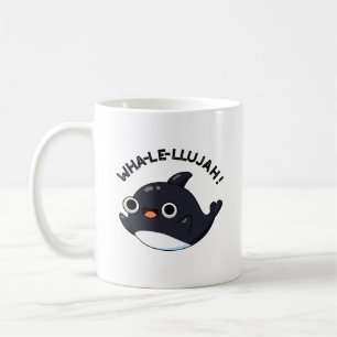 Caneca De Café Wha-le-llujah Funny Animal Whale Pun