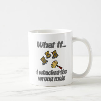 Caneca De Café whack uma toupeira