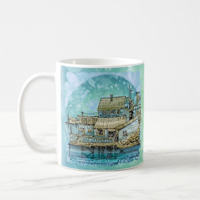 Caneca De Café Wharf Scene mug (Esquerda)