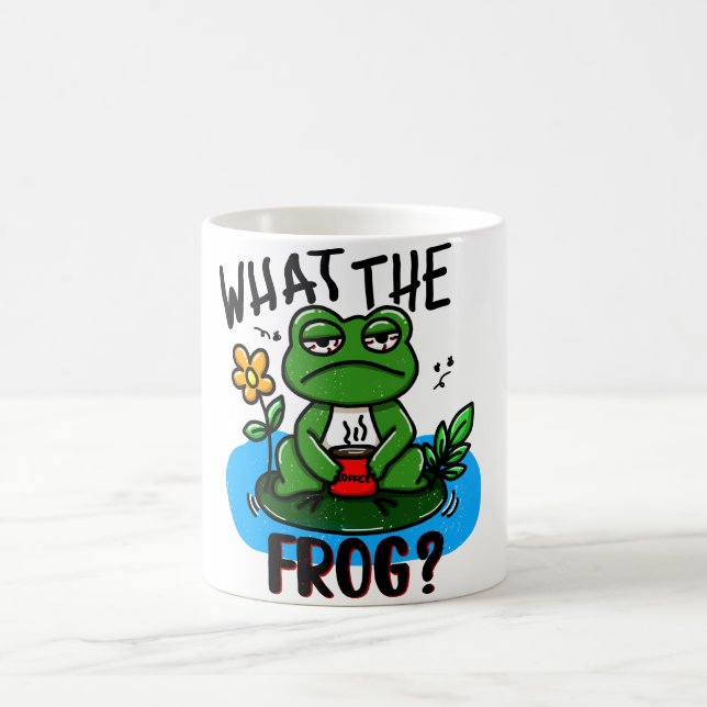 Caneca De Café What the frog? (Centro)