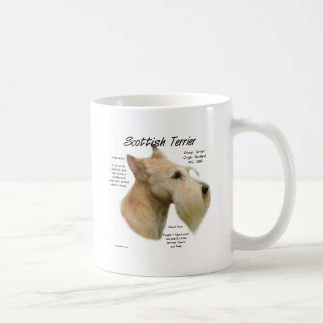 Caneca De Café Wheaten Scottie History (Direita)