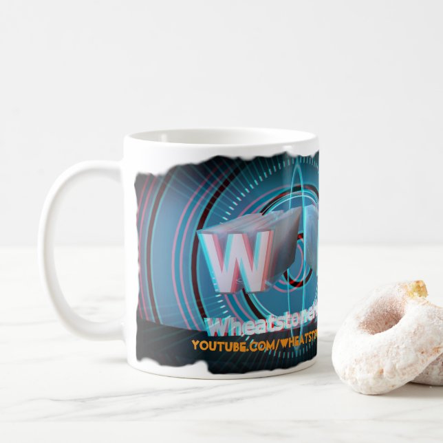 Caneca De Café Wheatstone OficialHolmes YouTube estereoscópico 3D (Com Donut)