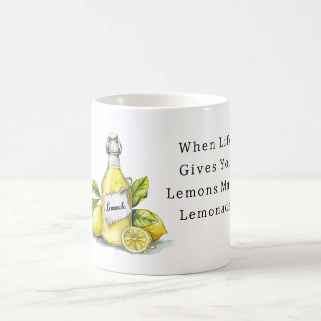 Caneca De Café When Life Gives You Lemons Lemonade (Centro)