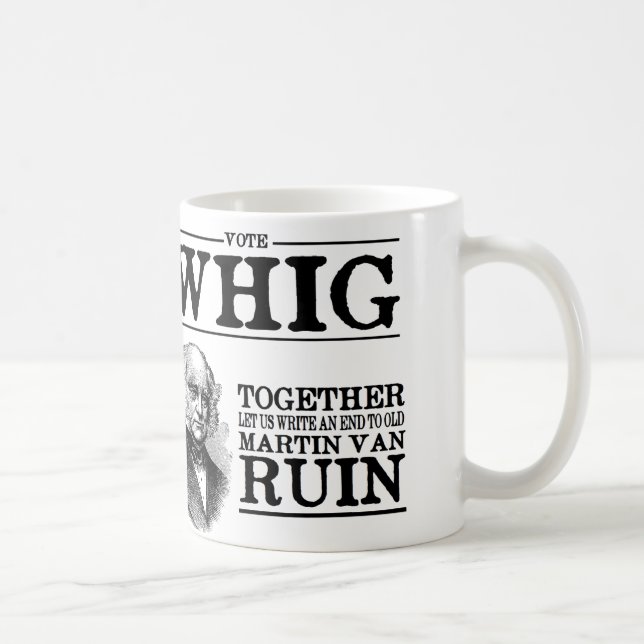 Caneca De Café Whig do voto (Direita)