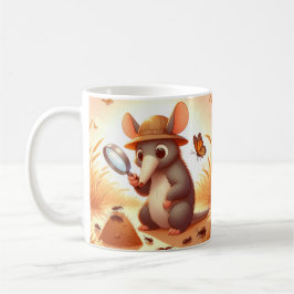 Caneca De Café Whimsical Aardvark Mug para Amantes de os animais