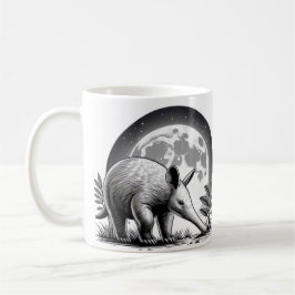 Caneca De Café Whimsical Aardvark Mug para Amantes de os animais