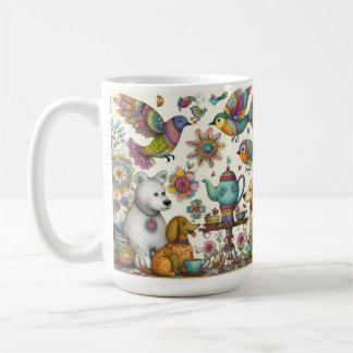 Caneca De Café Whimsical Art Mug