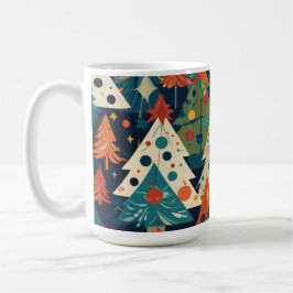 Caneca De Café Whimsical Christmas Tree