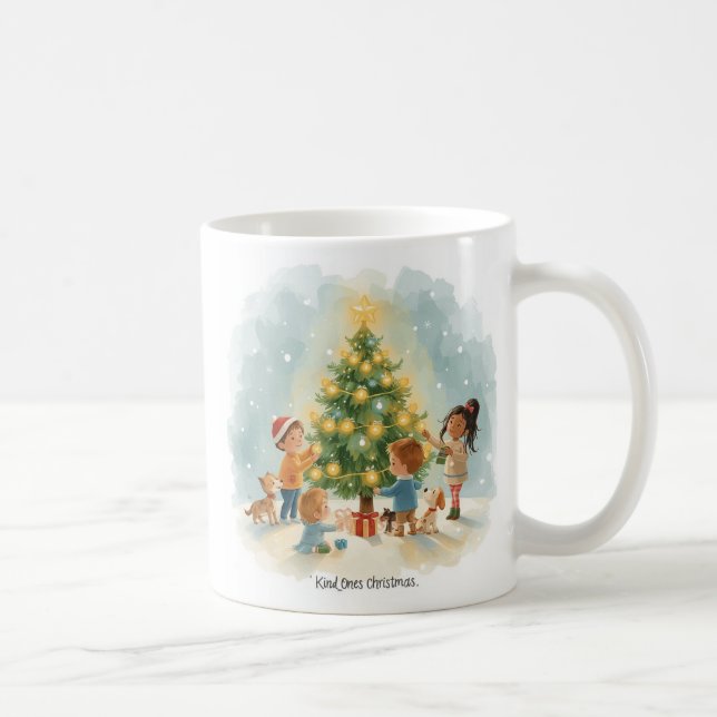 Caneca De Café Whimsical Felry Christmas Mug - Kind_Ones Cozy (Direita)