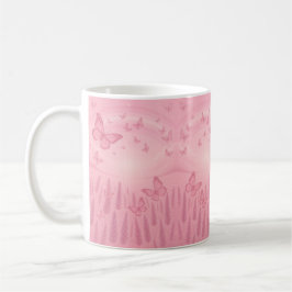Caneca De Café Whimsical Pastel Butterfly Sunrise Mug