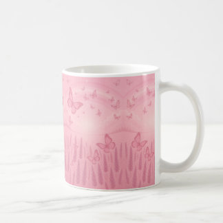 Caneca De Café Whimsical Pastel Butterfly Sunrise Mug
