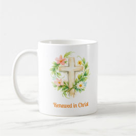 Caneca De Café Whimsical Spring Cross Mug - Custom Easter Design