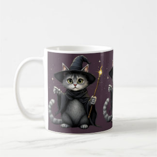Caneca De Café Whimsical Witch Cat Mug