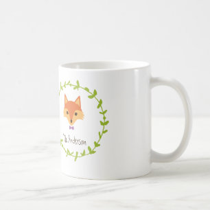 Caneca De Café Whimsical Woodland rapta o Sr. e a Sra. Groom