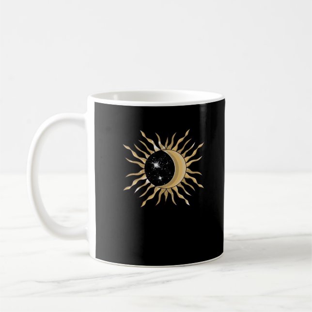 Caneca De Café Whimsigoth Sun Moon Space Classic (Esquerda)