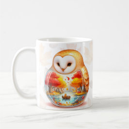 Caneca De Café Whimsy Wilderness Critters - Coruja -