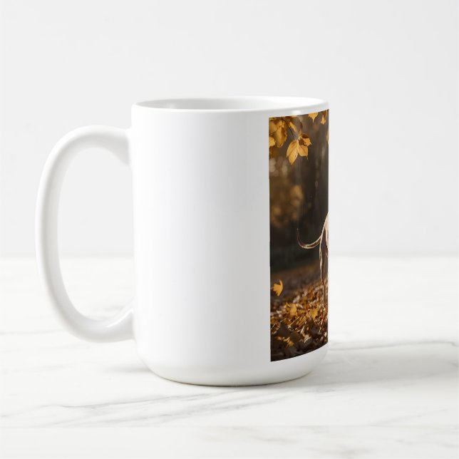 Caneca De Café Whippet Elegant Coffee Mug (Esquerda)
