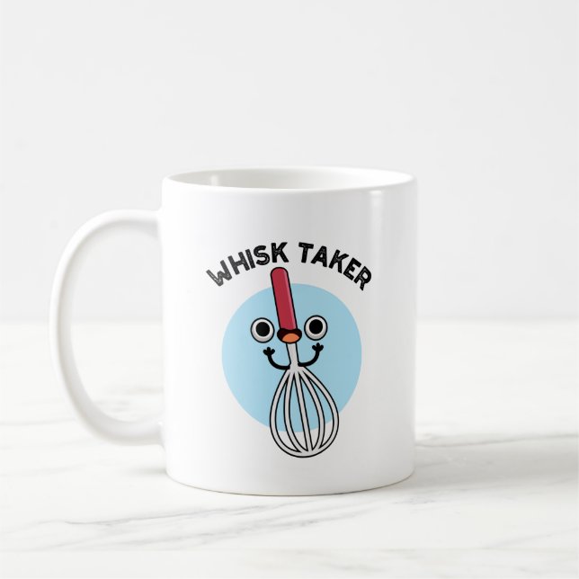 Caneca De Café Whisk Tome Funny Baking Pun (Esquerda)