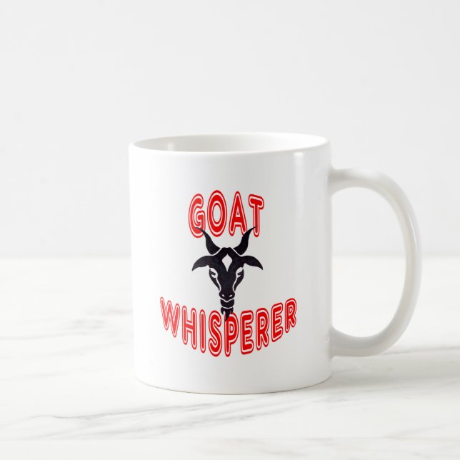 Caneca De Café Whisperer da cabra (Direita)