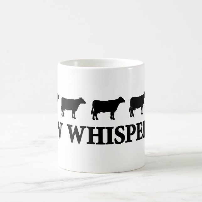 Caneca De Café Whisperer da vaca (Centro)