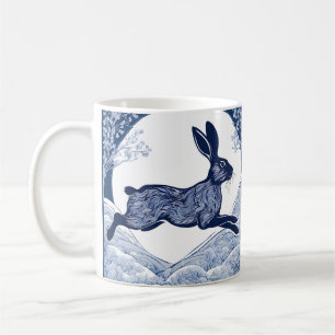 Caneca De Café Whispers of Magical Hare, de inverno